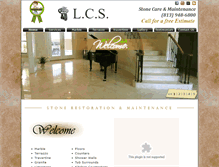 Tablet Screenshot of lcsstonecare.com